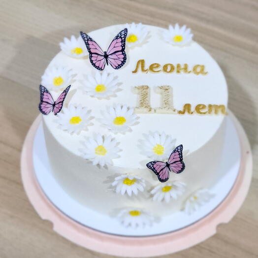 Gâteau avec des fleurs