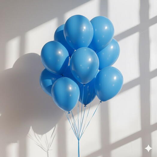 Helium Blue Balloons