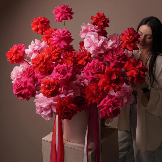 She Impressed _ 101 Luxury Roses X L Box For Her