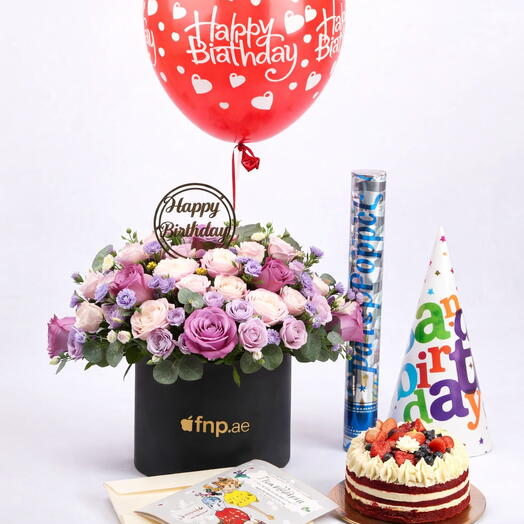 Набор ко дню рождения в коробке