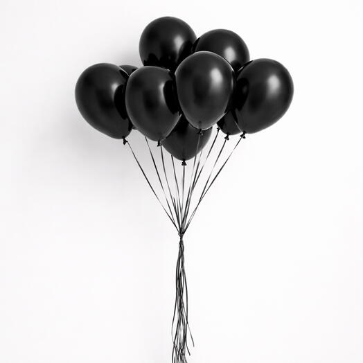 Midnight Black Balloons | RC-BL504