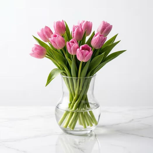 Mother s Day Pink Tulip Arrangement