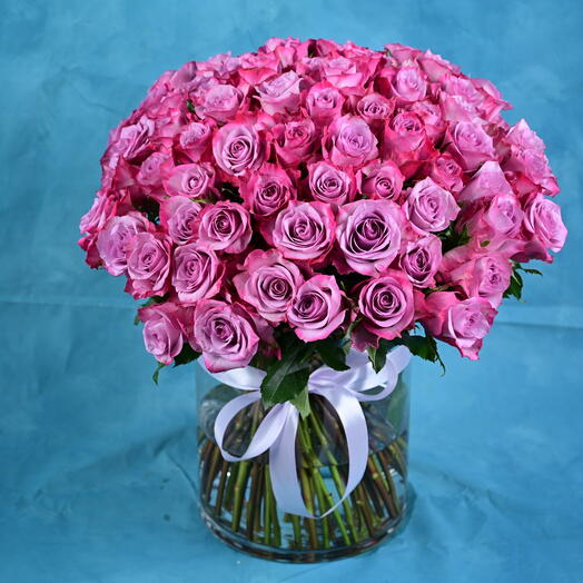 Vase de 101 roses violettes-1914