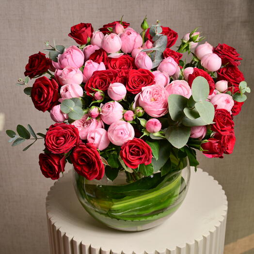 Mansfield Park  Trendsetter Red Roses Mix Bowl  6203