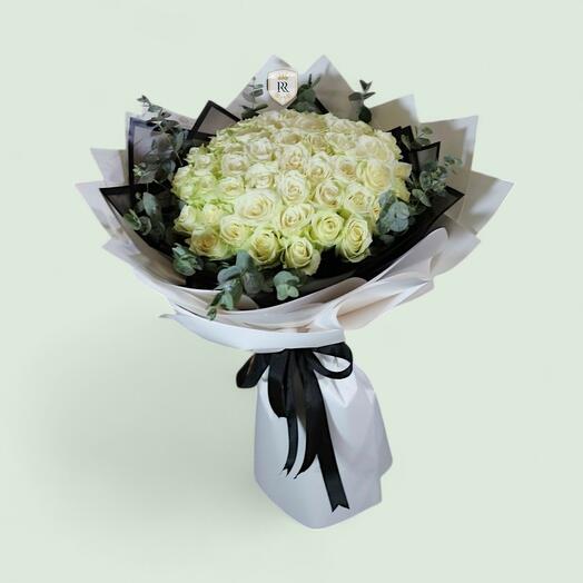 Букет «Облако цвета слоновой кости»