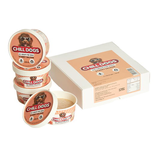 Ice Cream for Dogs. Salmon. Pack of 4