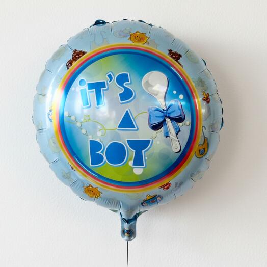 Baby Boy Foil Balloon | Helium-Filled Celebration Surprise