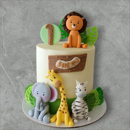 Safari Animals Jungle cake