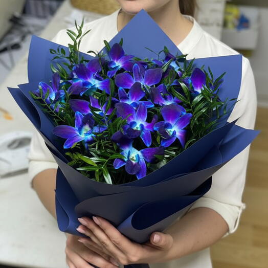 Blue Orchid Bouquet