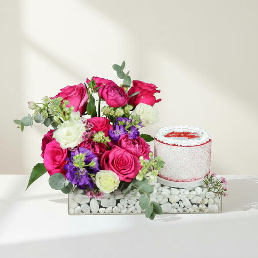 Selfie cake Arrangement