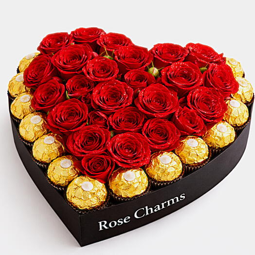Heart Box Roses   Ferrero