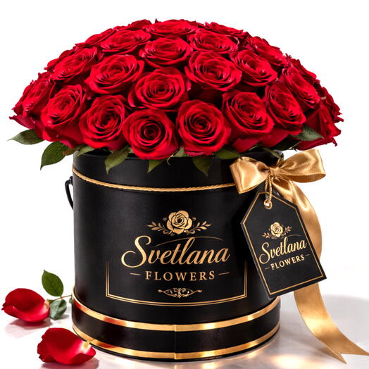 Luxury Red Rose Hat Box – Romantic Surprise