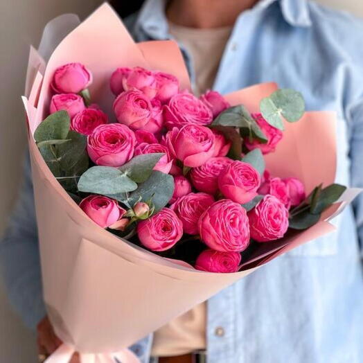 Мини-букет Жизель из кустовых роз