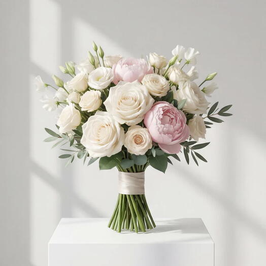 Ethereal Garden Wedding Bouquet: Signature Peony   O Hara Garden Rose Luxe