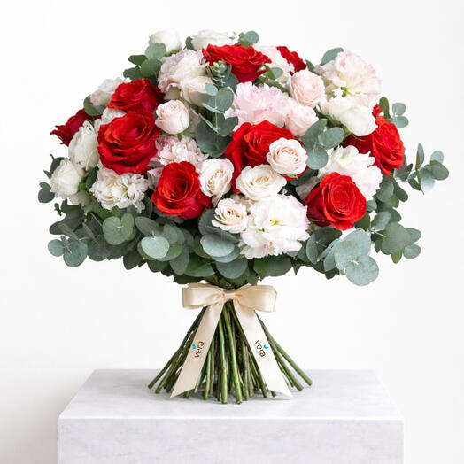 Букет «Коралловый закат»