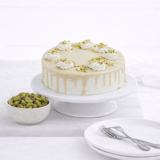 Tahini Pistachio Halawa Cake 4 Portion