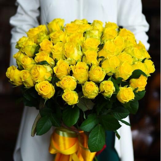 51 yellow roses
