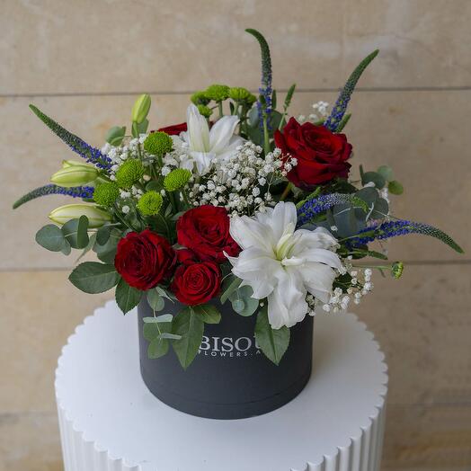 Микс цветов в коробке