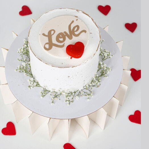 Gâteau en forme de cœur pour la Saint-Valentin