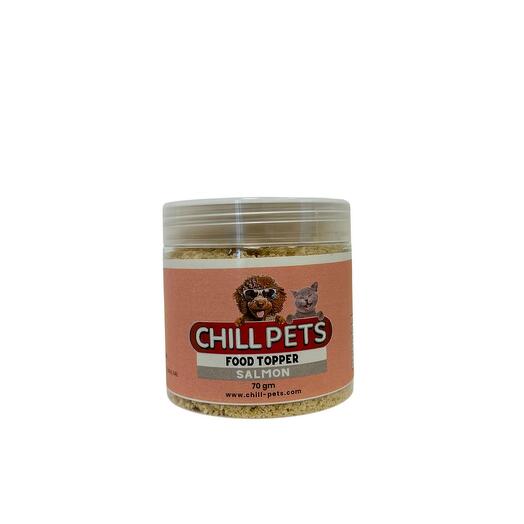 Chill Pets Food Topper for Dogs and Cats, Salmon 70g
