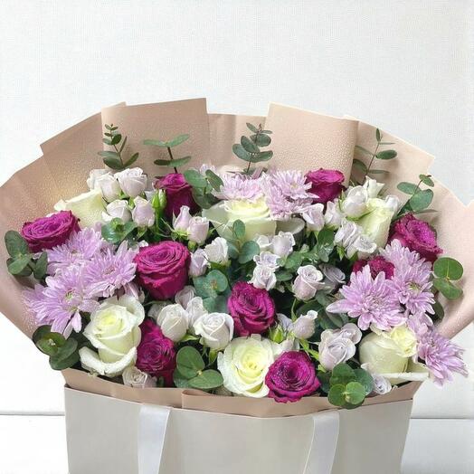 Фиолетовая хризантема