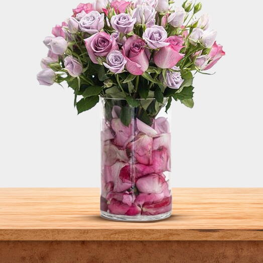 Amethyst Devotion Vase