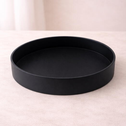 Круглый минималистичный поднос