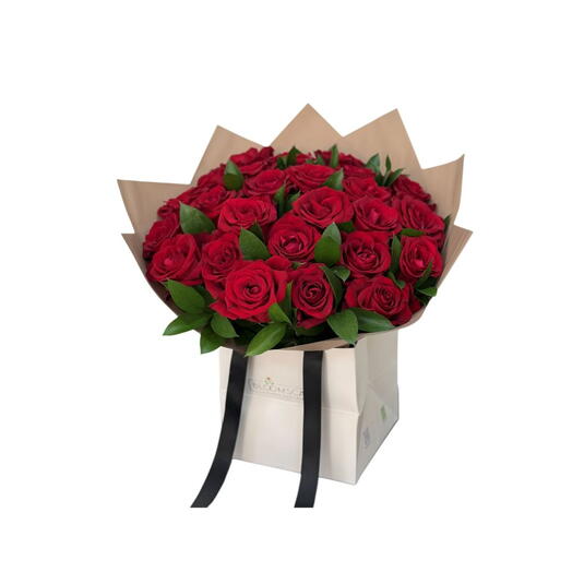 Mody red in brown 20 pcs - Brown, Pink, White, Black, Gray wrapping available(add to note)