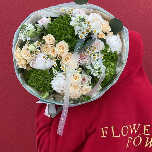 باقة حديقة العاج الفاخرة