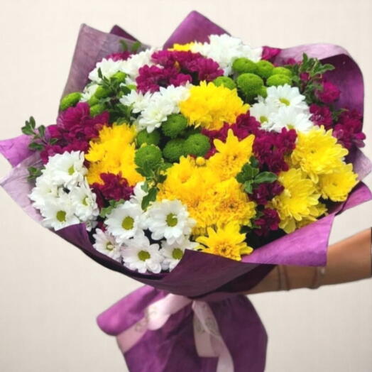 Mix chrysanthemum bouquet