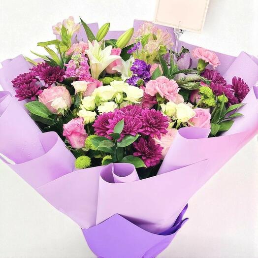 Florist special purple bouquet classic