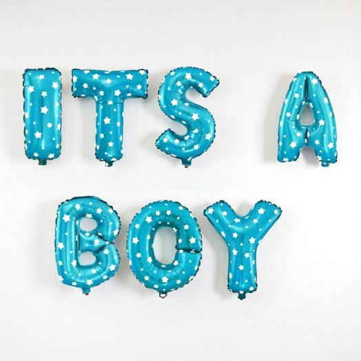 Its A Boy Foil Balloon