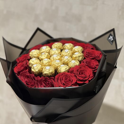 Конфеты и розы