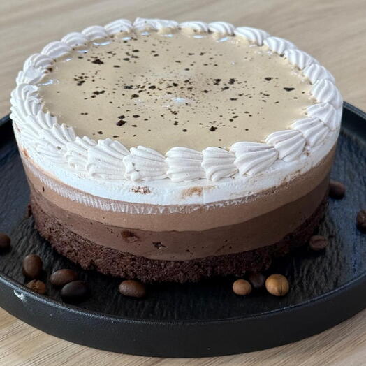 Кофейно-шоколадный муссовый торт