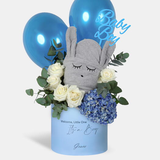 Для мальчика, средний (с полотенцем)