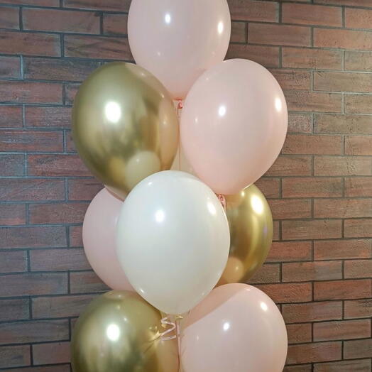 Набор латексных разноцветных шаров