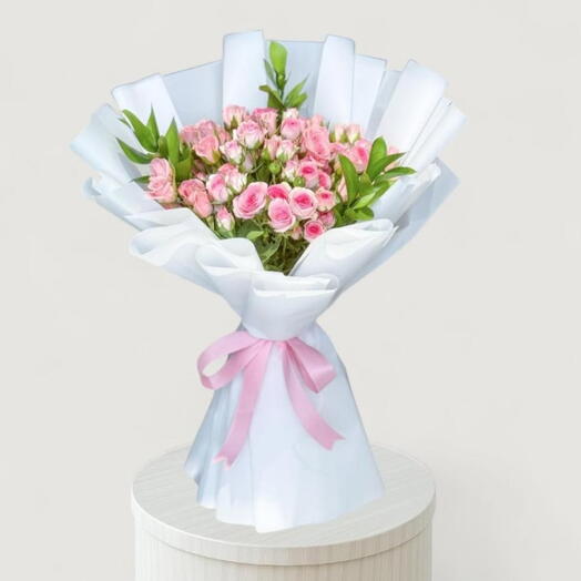 Pretty_ 51 Premium Pink Spray Rose Bouquet