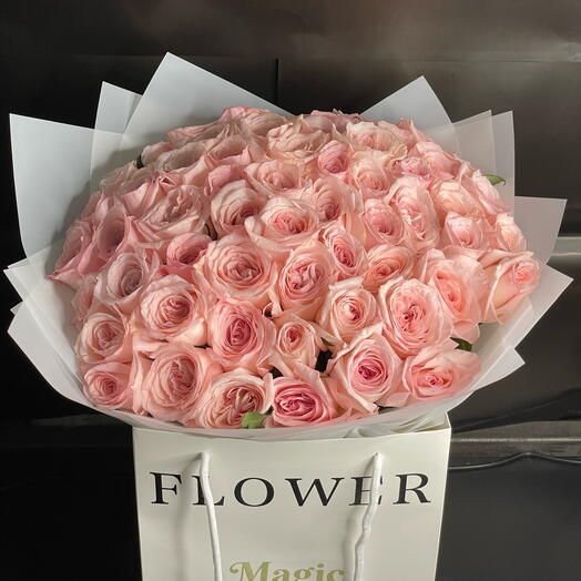 55 وردة أوهارا وردية