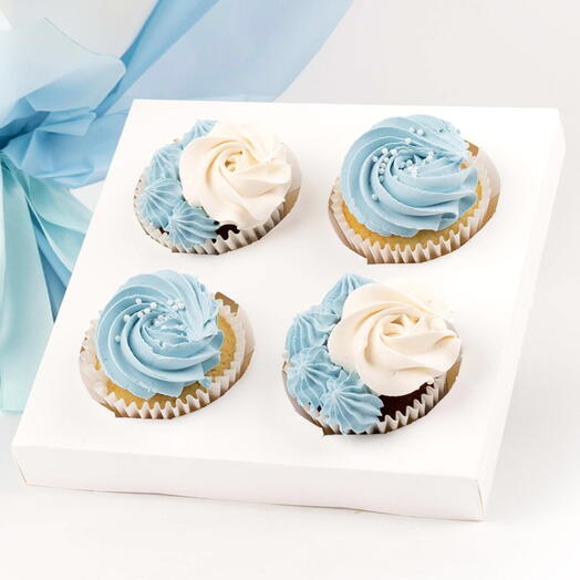 Капкейки «Думаю о тебе», 4 шт., подарочная коробка