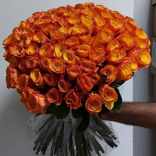 Orange Rose Bouquet- 523