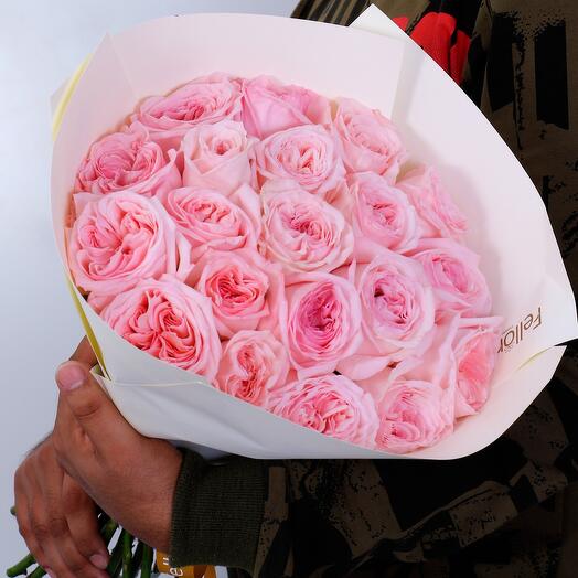 Scented Pink Ohara Roses-5922