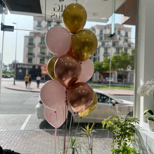 Ramo de 15 globos bonitos