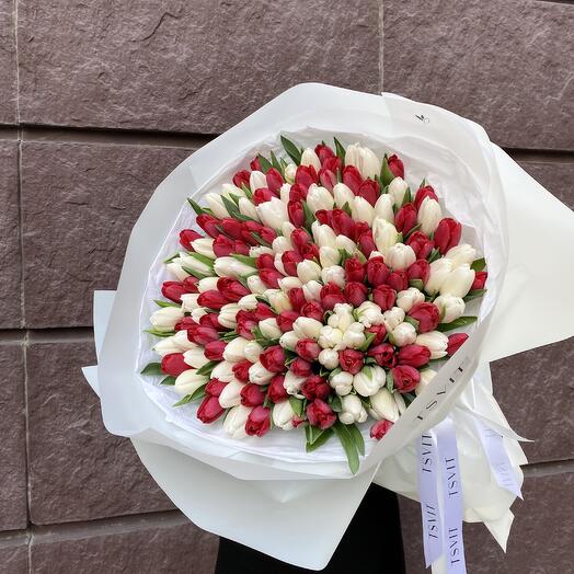 201 tulips bouqu