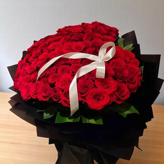 Особый красный букет