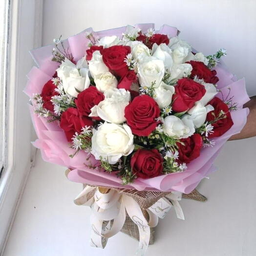 Романтический микс-букет