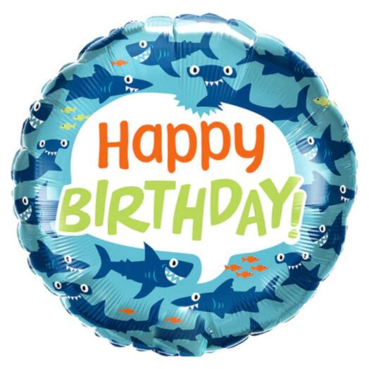 Shark Collection Single Foil Balloon