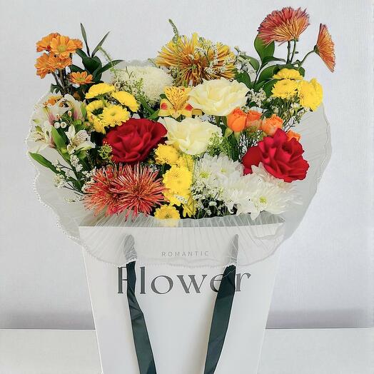 Ramo premium de flores mixtas