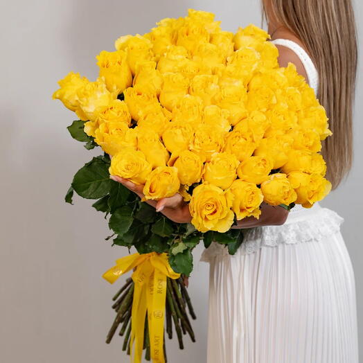Yellow Roses Bouquet 51