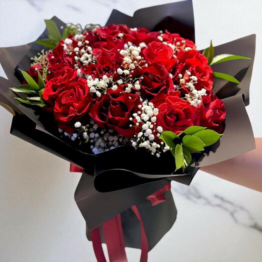 Red rose bouquet