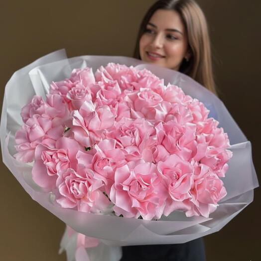 Ramo Premium de 25 Rosas Abiertas - Ecoador
